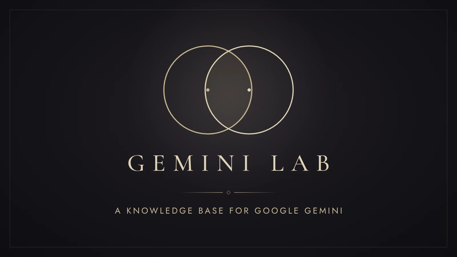 Gemini Lab — a knowledge base site for Google Gemini