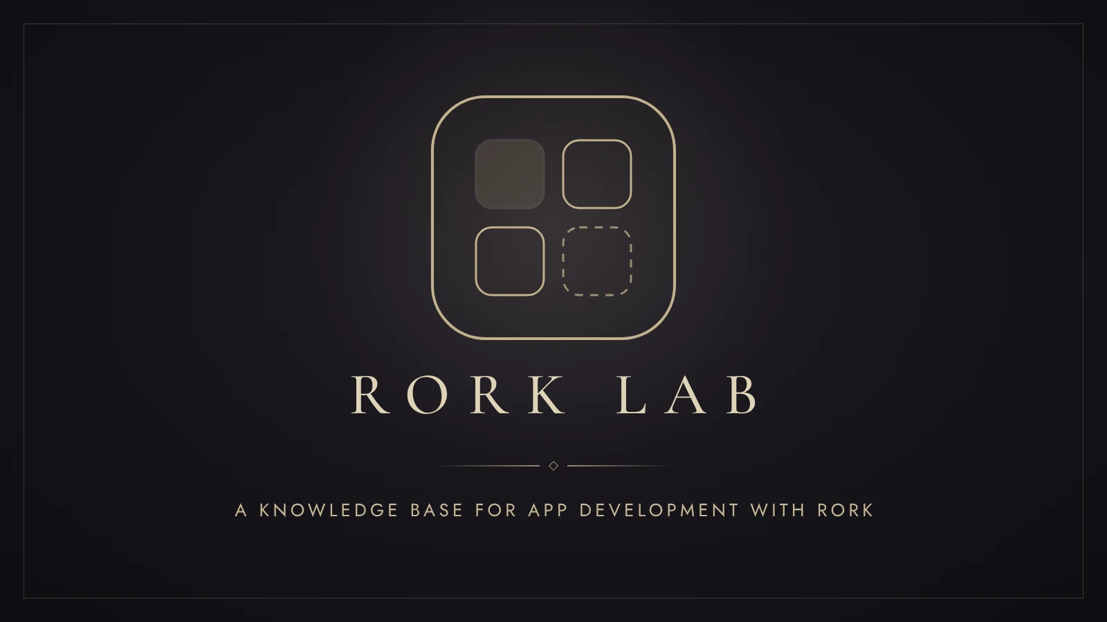 Rork Lab — a knowledge base site for app development with Rork